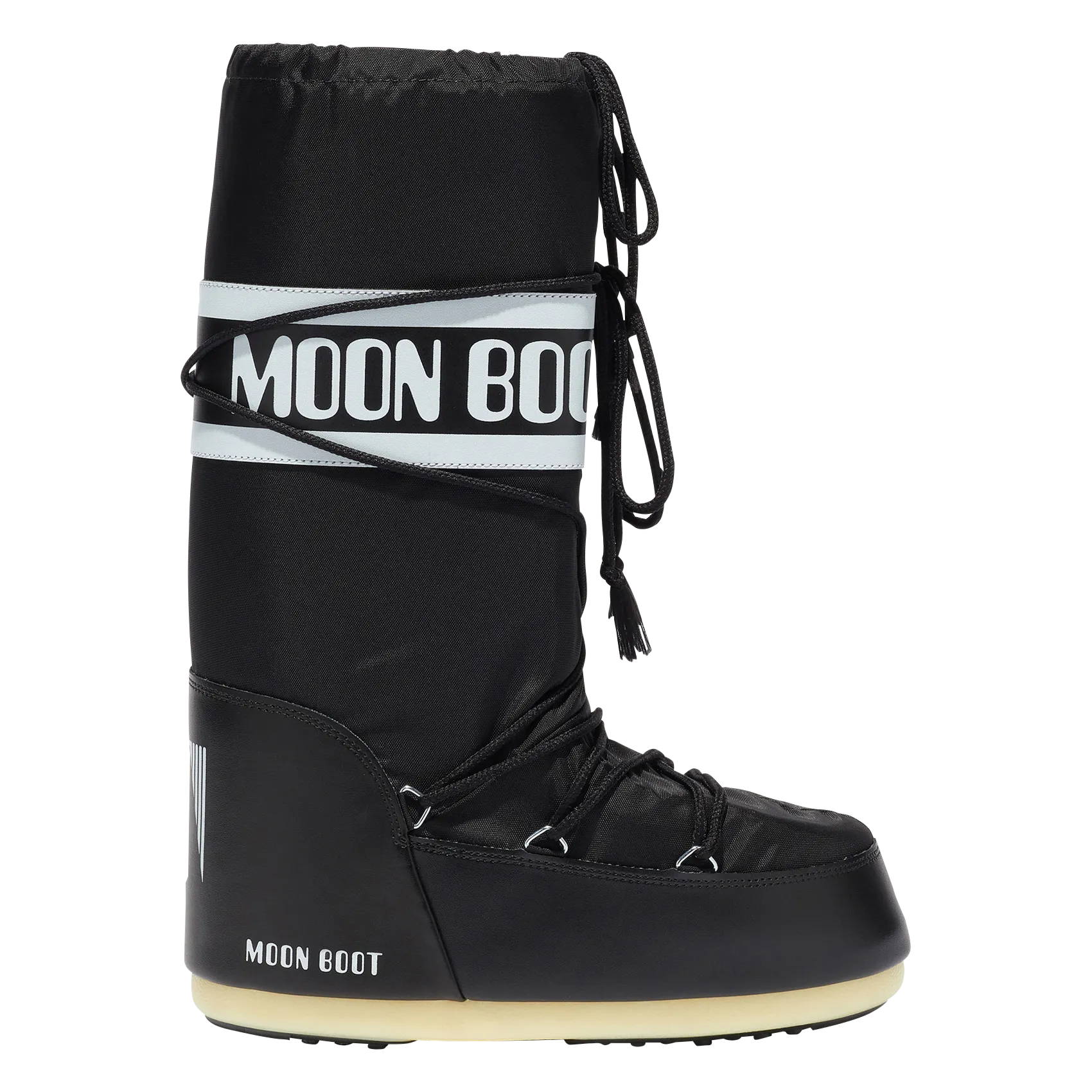  MOON BOOT   MB ICON NYLON - Stivali con lacci | Nero