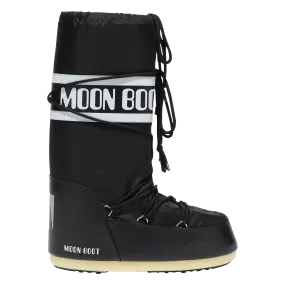  MOON BOOT   MB ICON NYLON - Stivali con lacci | Nero