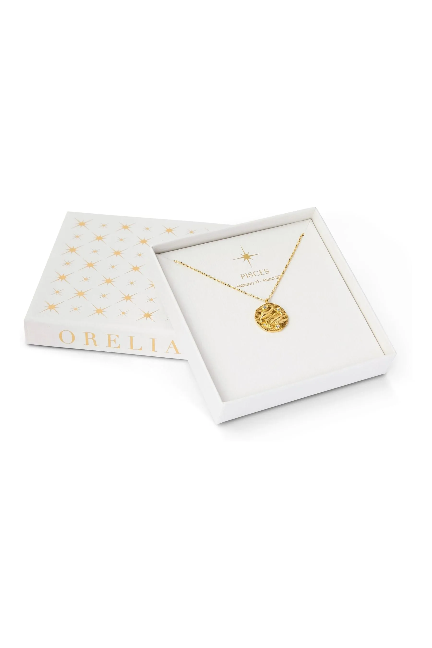 Orelia London Oro - Collana placcata con medaglione zodiaco