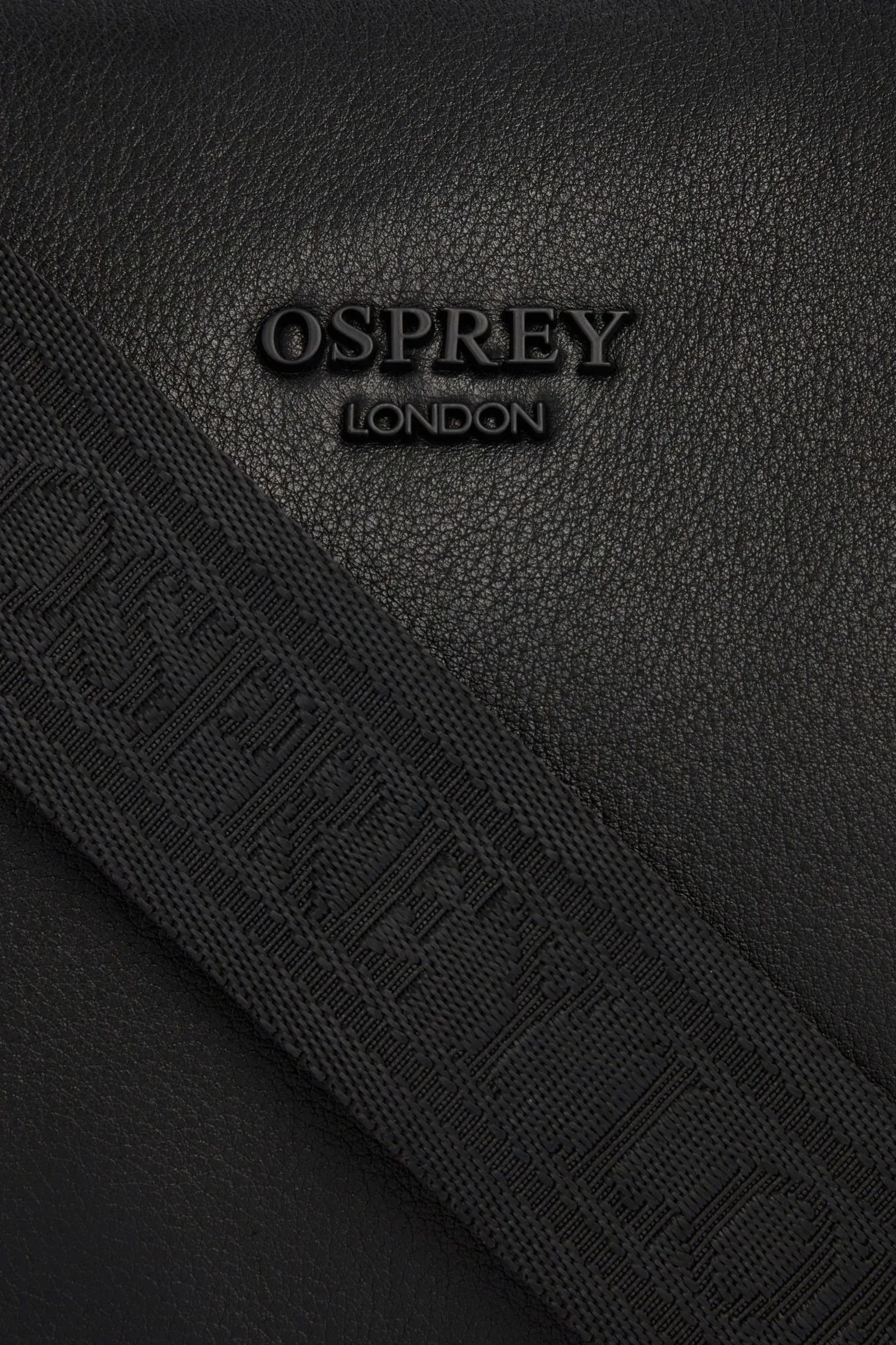 OSPREY LONDON - The Onyx - Nero in pelle - Borsa per palestra