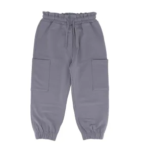 Pantalone in felpa da bambina, viola            