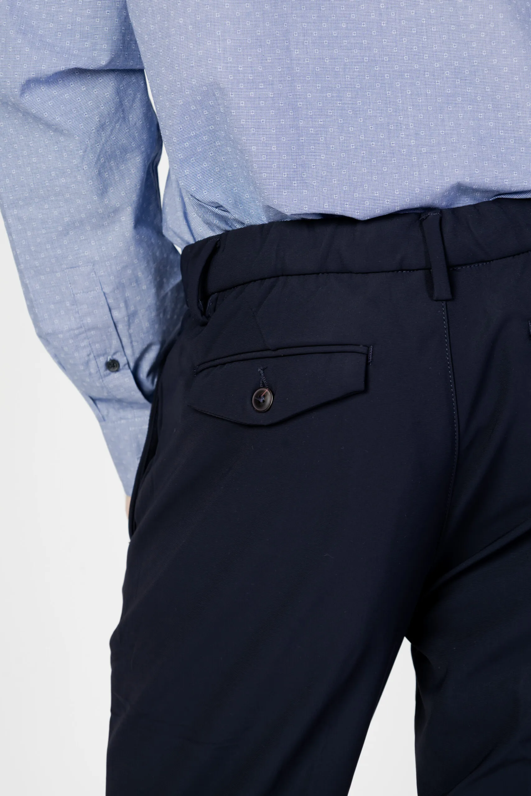 Pantaloni Borghese tek Blu