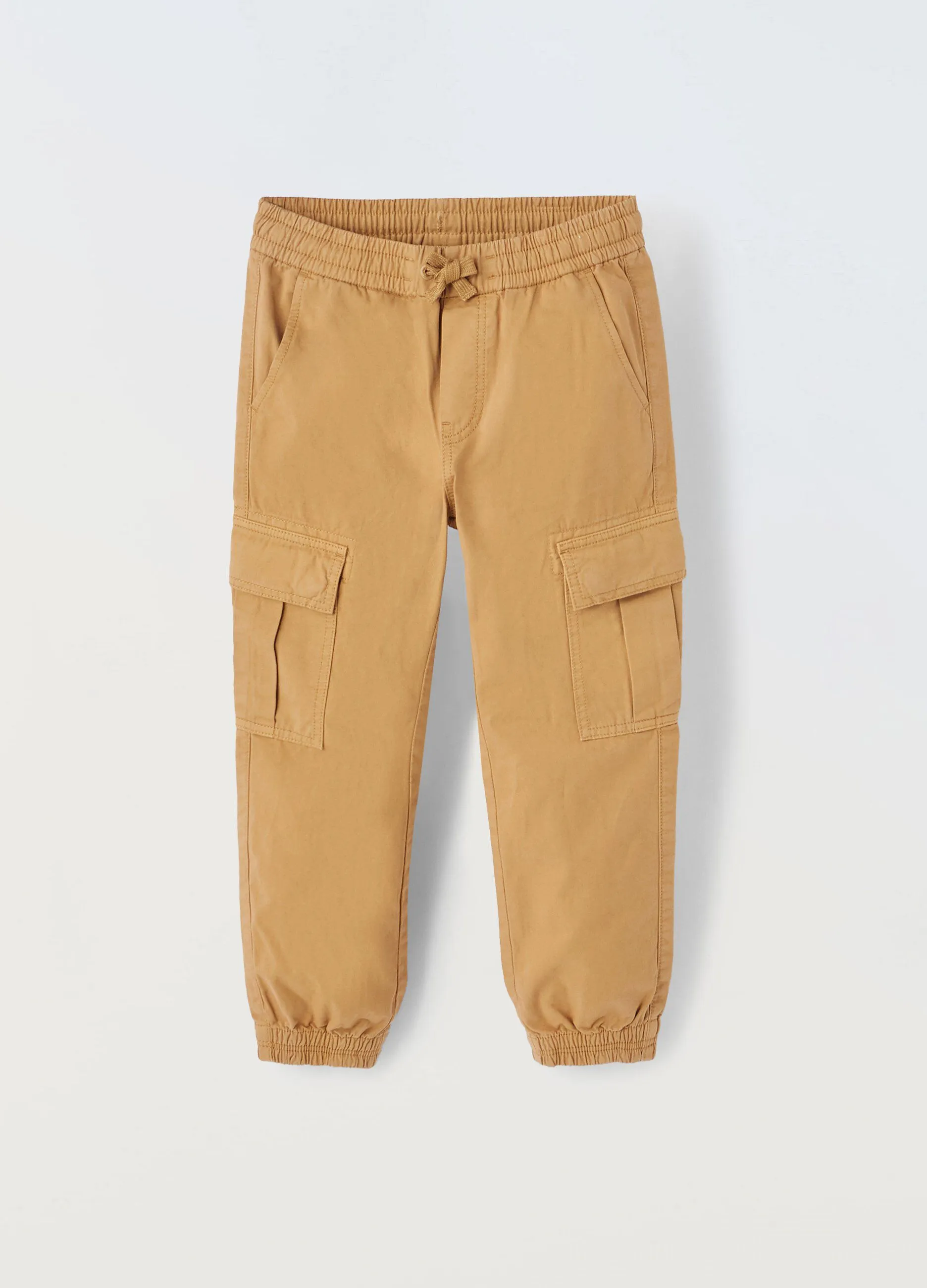 Pantaloni cargo in puro cotone bambino