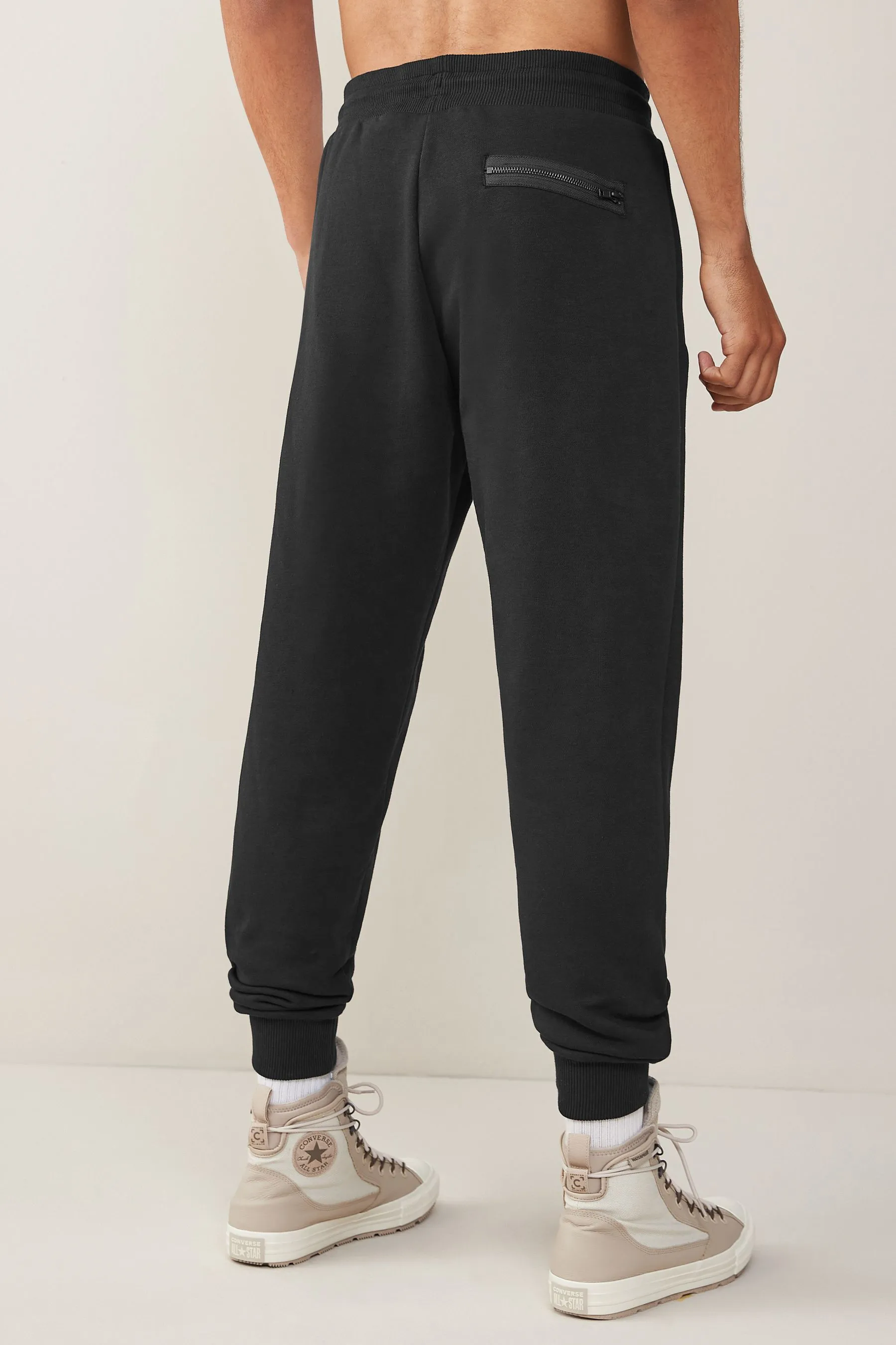 Pantaloni da jogging cargo multitasche in misto cotone