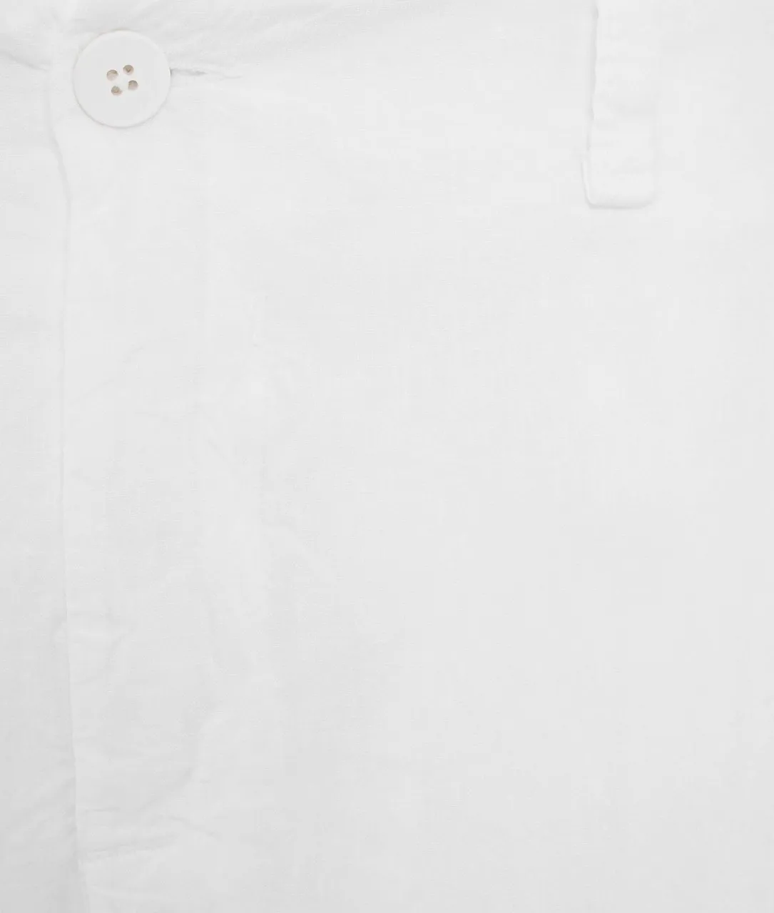 Pantaloni in lino bianco bianco