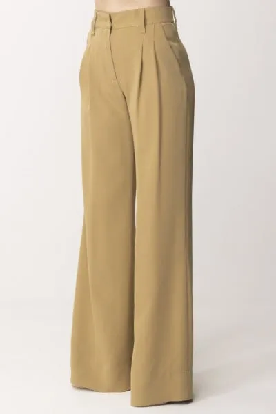 Pantaloni Kelly ampi Camel