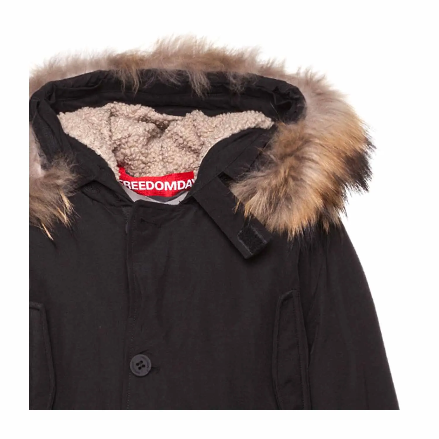 Parka Bormio Nero Bambino Teen