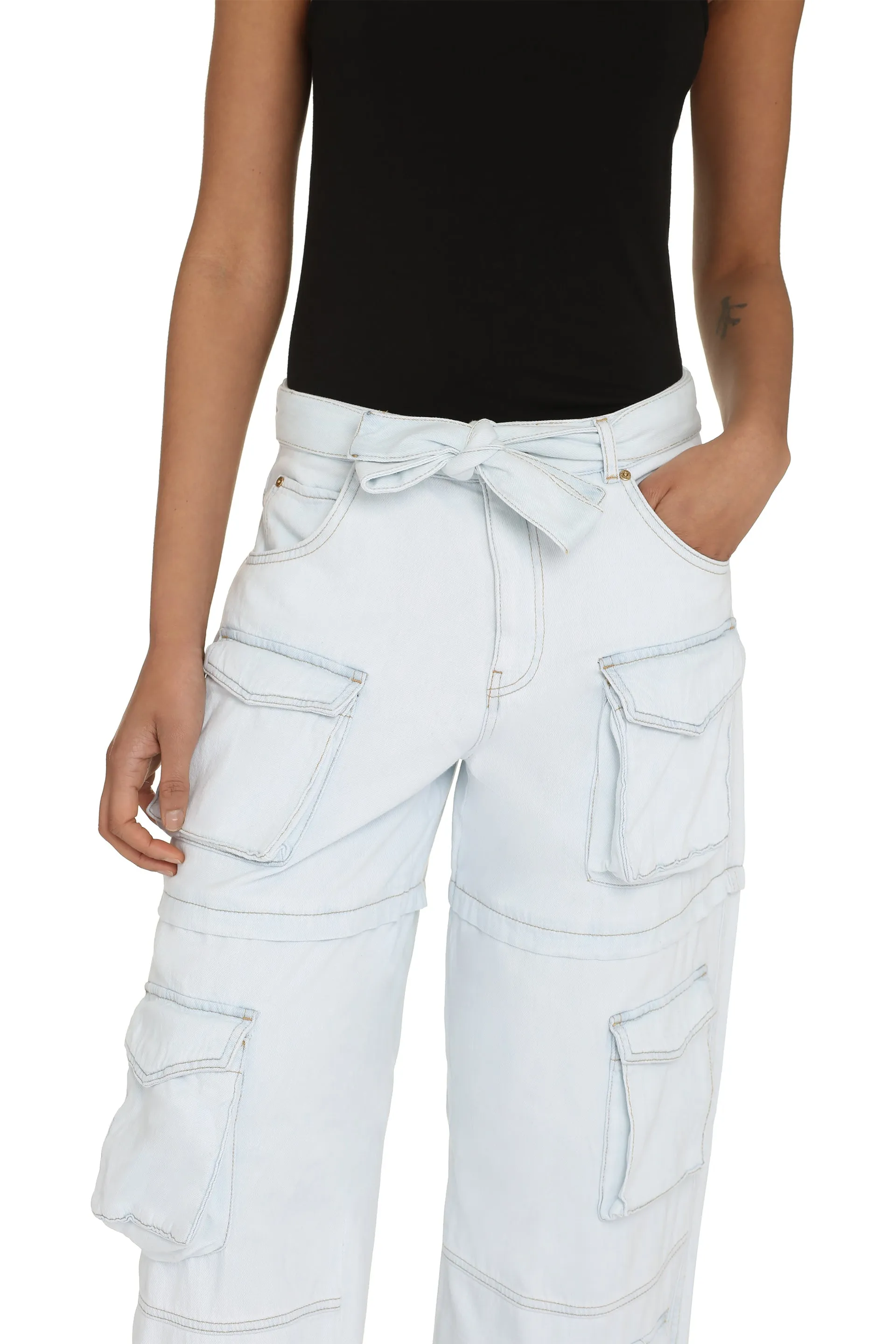 Pinko Jeans cargo Tenno in cotone