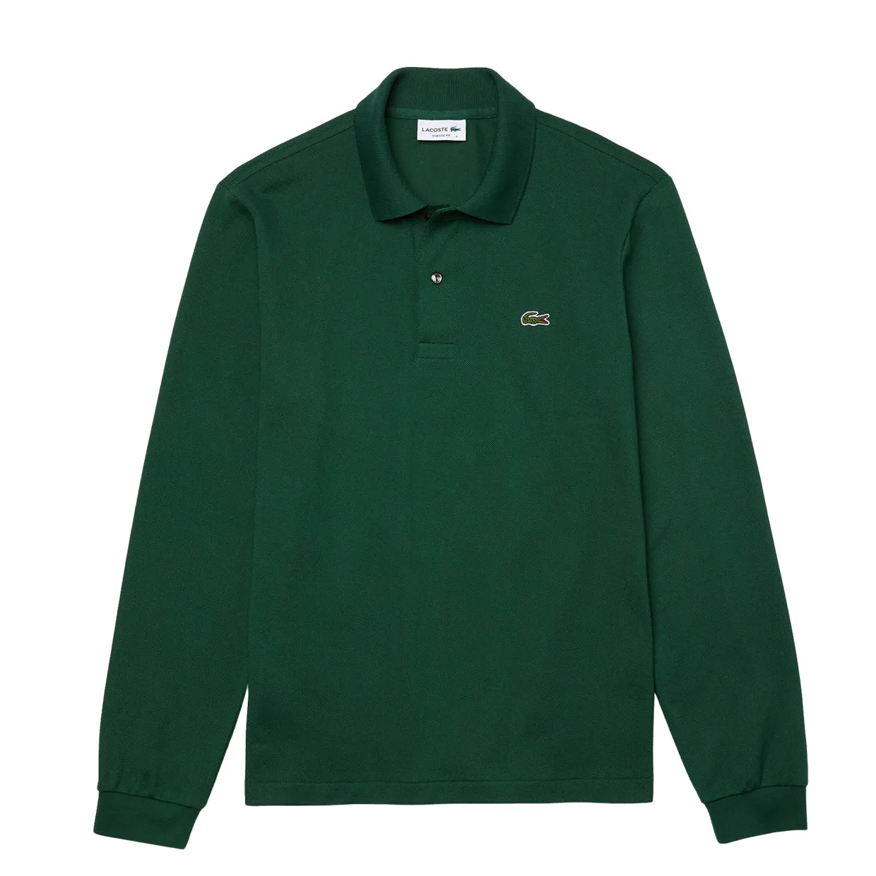 Polo Lacoste Classic Fit Maniche Lunghe Verde