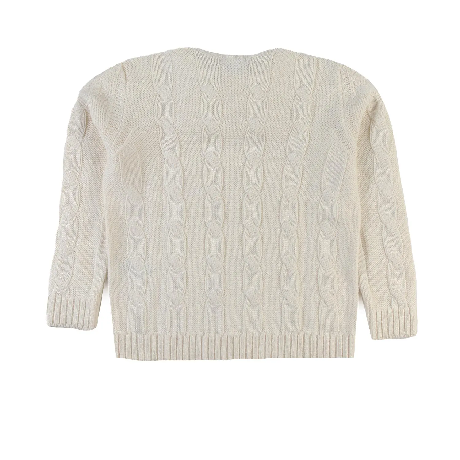 Pullover Dolcevita Tricot Misto Lana Panna Teen