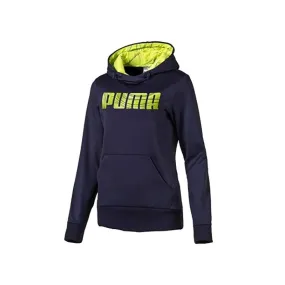 PUMA FELPA DONNA ELEVATED POLY FL HOODY COLORE BLU