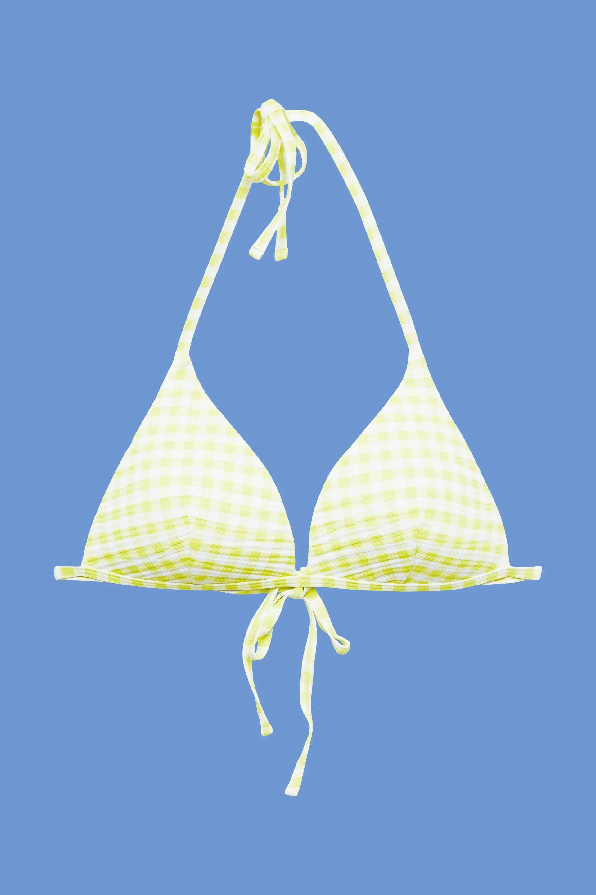 Reggiseno da bikini imbottito e con allacciatura al collo