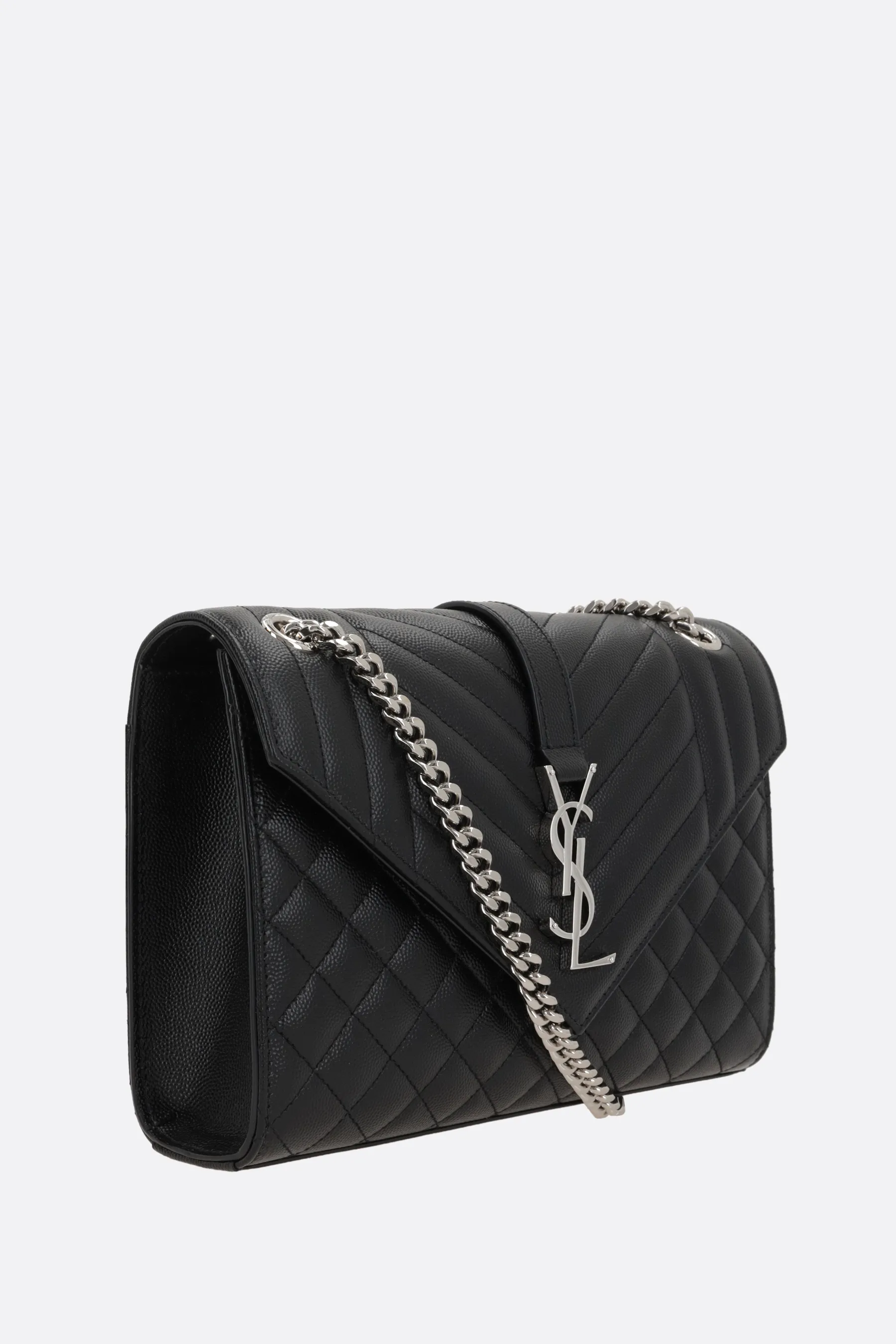  SAINT LAURENT borsa a spalla Envelope media in pelle matelassé 