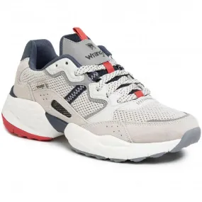 Scarpe da uomo Wrangler - Art. ICONIC 90 SM WM01101A sneakers WHITE NAVY RED