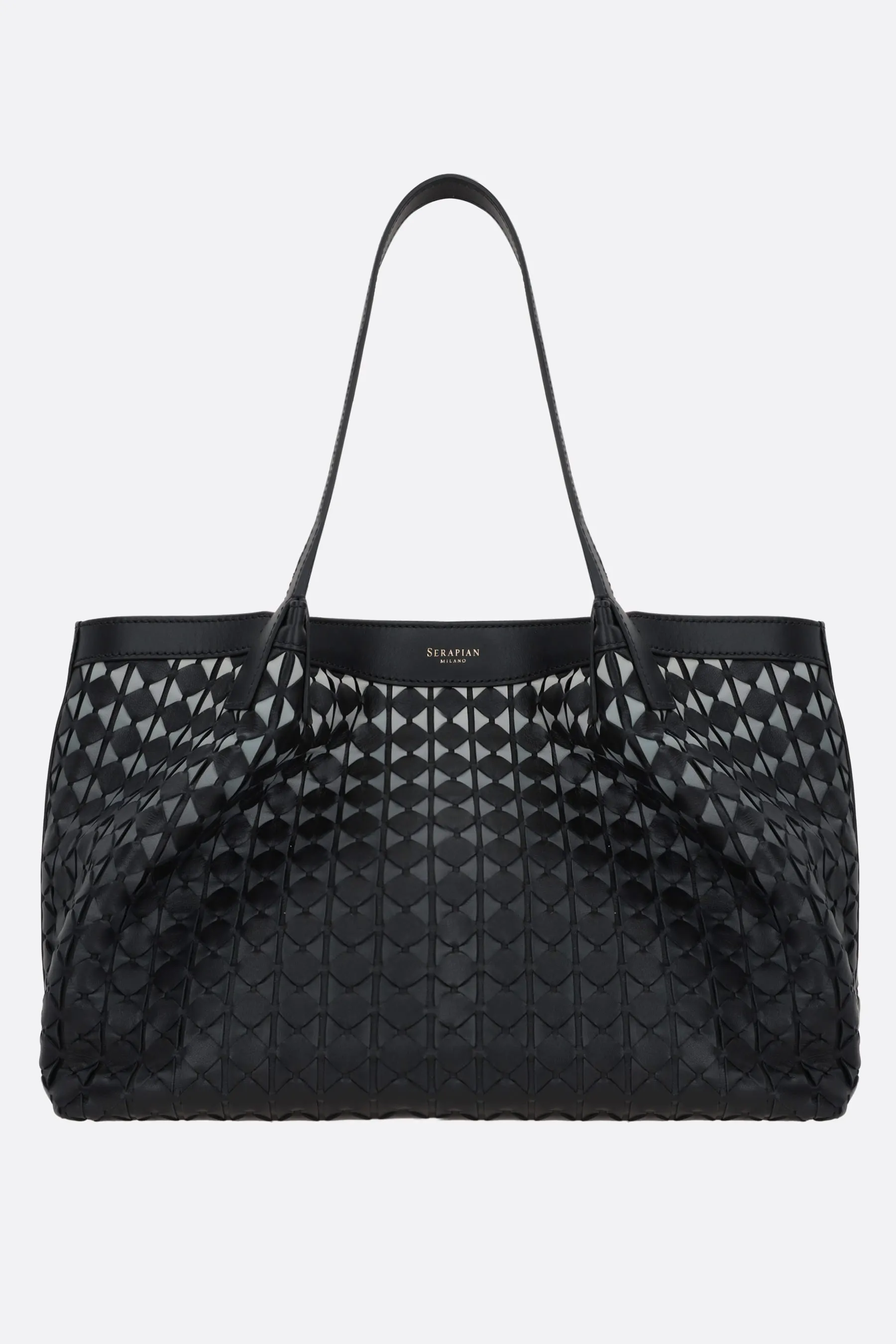  SERAPIAN borsa tote Secret small in nappa Mosaico 