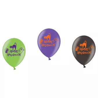 Set 6 palloncini Halloween 28 cm