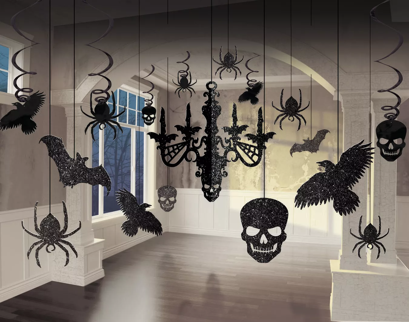 Set decorazione Halloween 17 pezzi