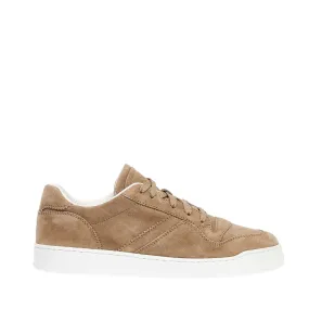 Sneakers In Suede Nut