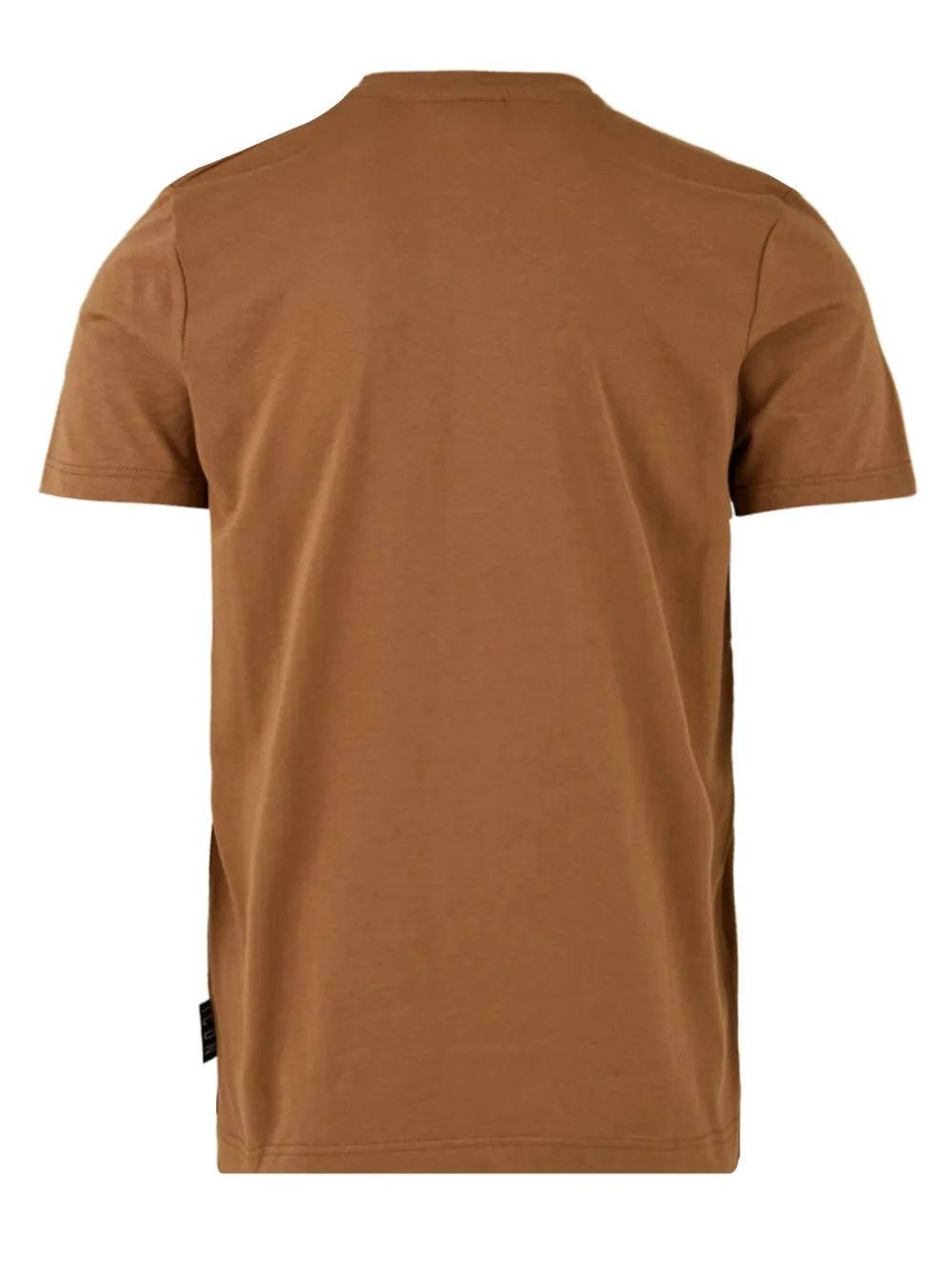 T-shirt Uomo Cammello con logo stampato