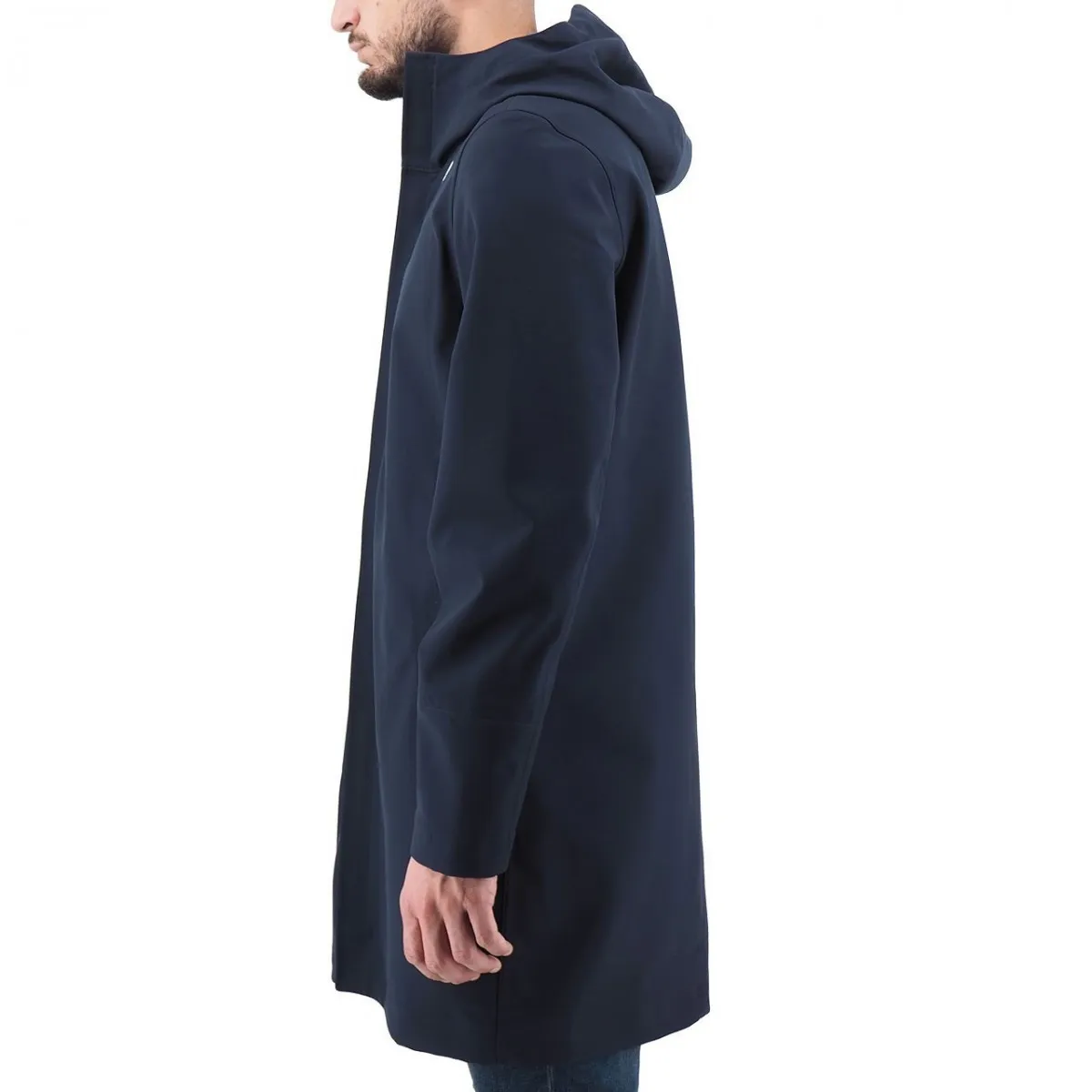 Thomas Bonded Parka, Blu