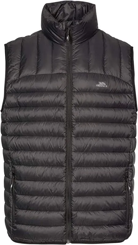 TRESPASS HOPPERS BLACK gilet piuma