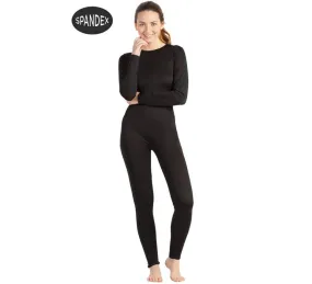 Tuta interna in spandex nero per donna