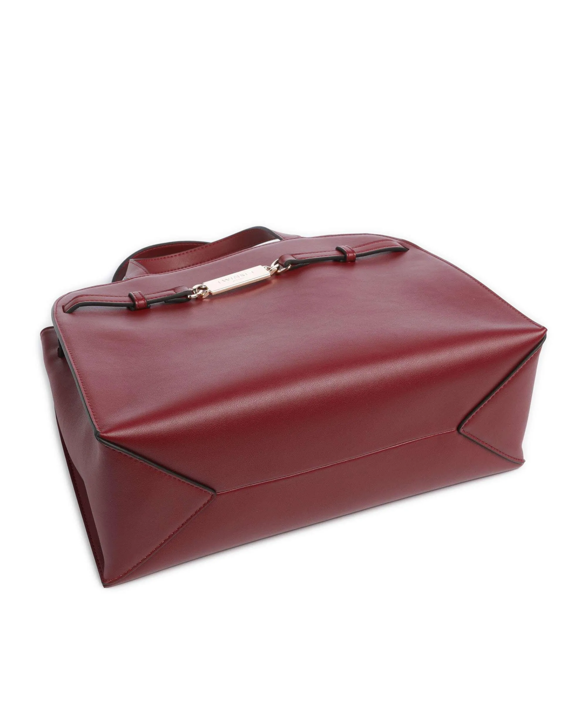  Twinset Borsa a mano pelle sintetica rosso scuro  