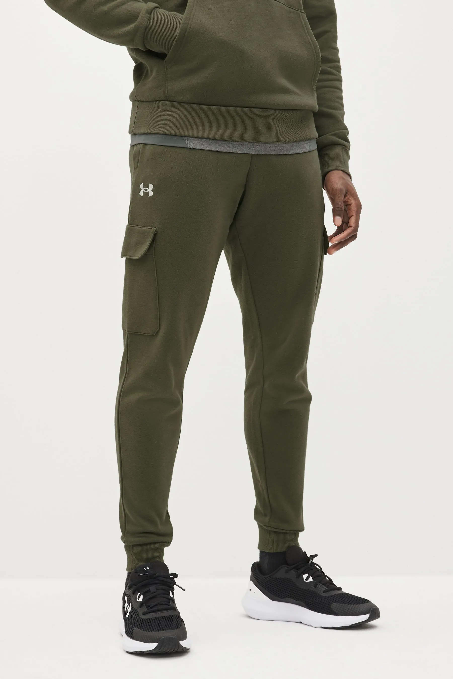 Under Armour Rival - Pantaloni da jogging cargo in pile