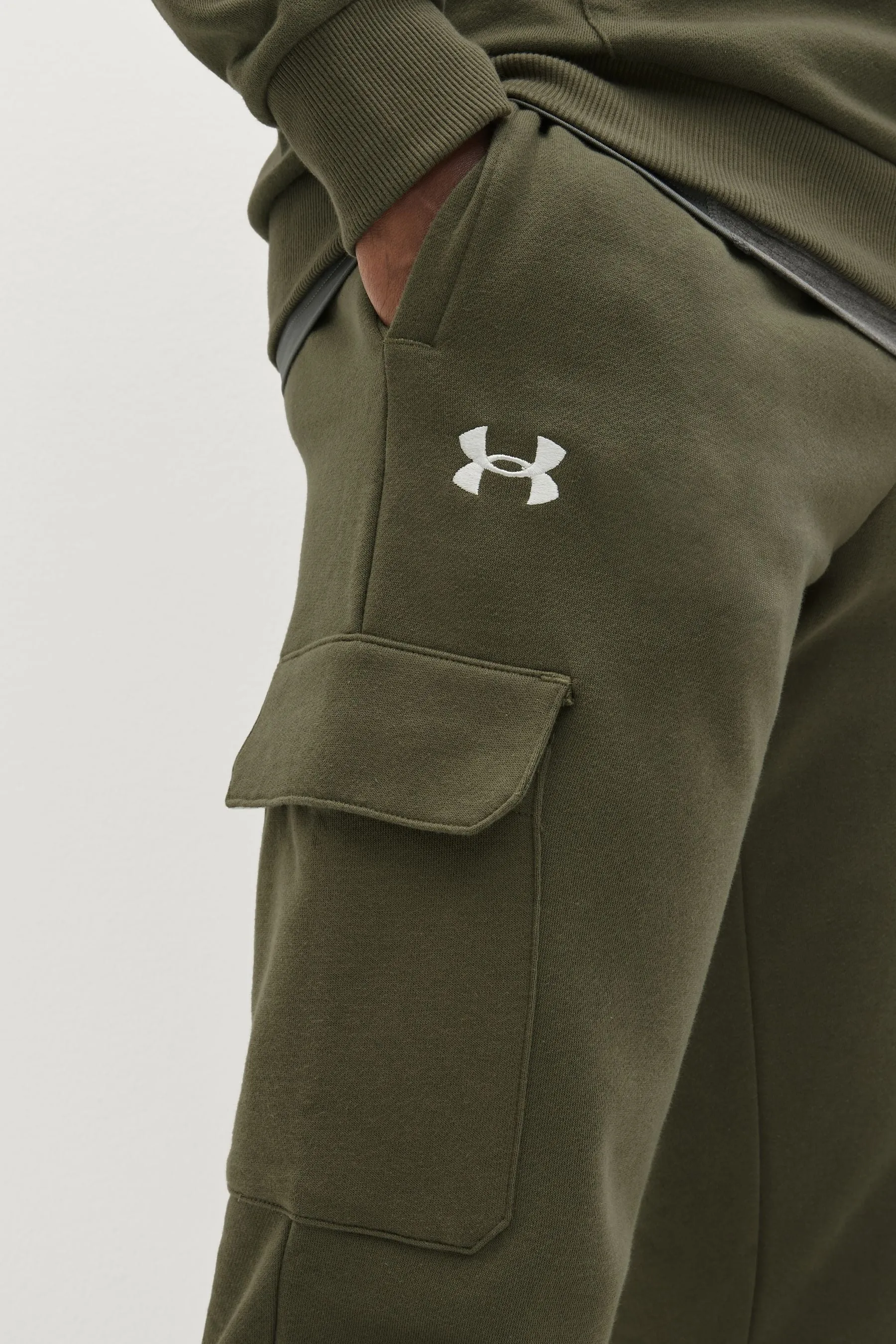 Under Armour Rival - Pantaloni da jogging cargo in pile