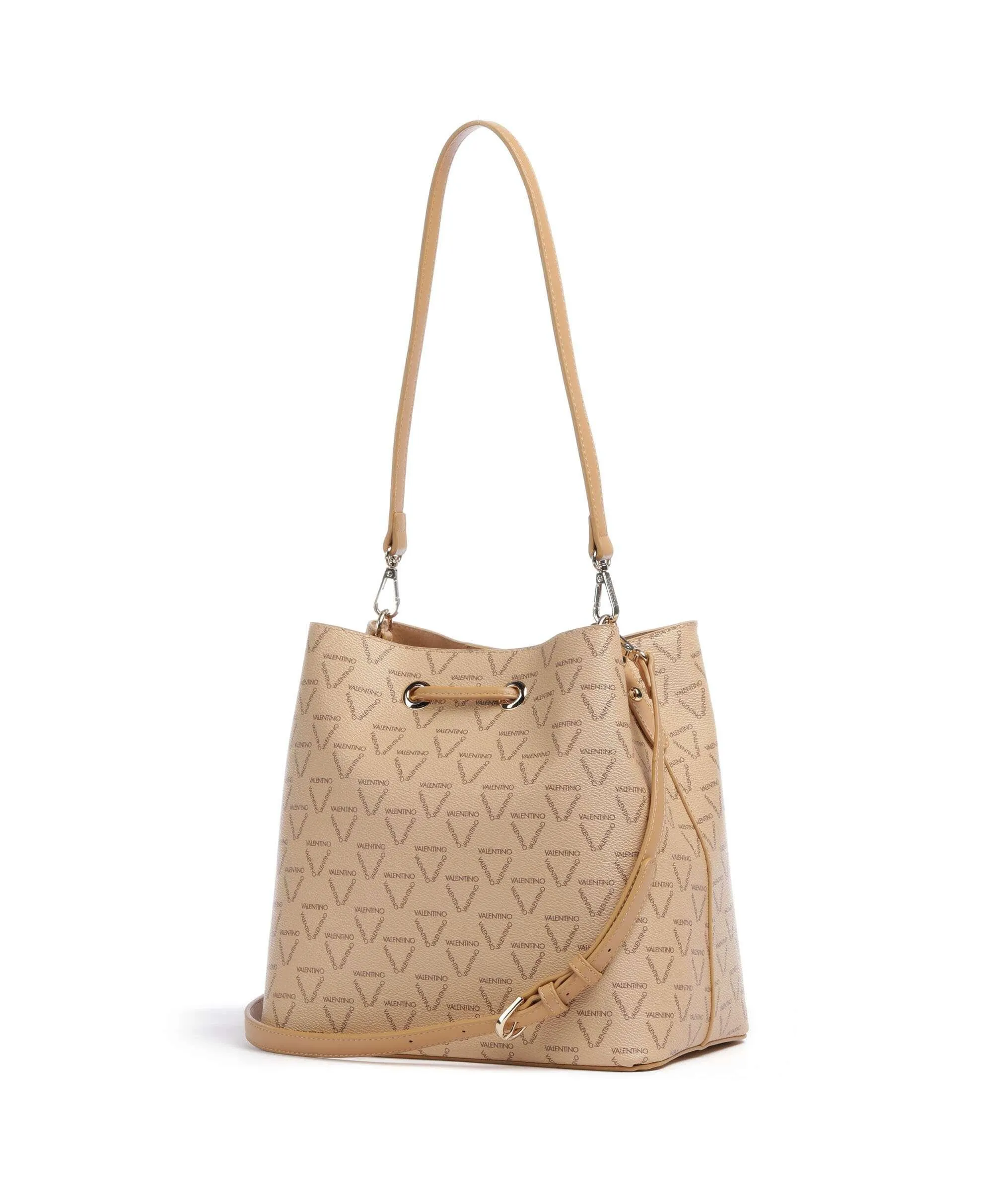  Valentino Bags Liuto Borsa a secchiello pelle sintetica beige  