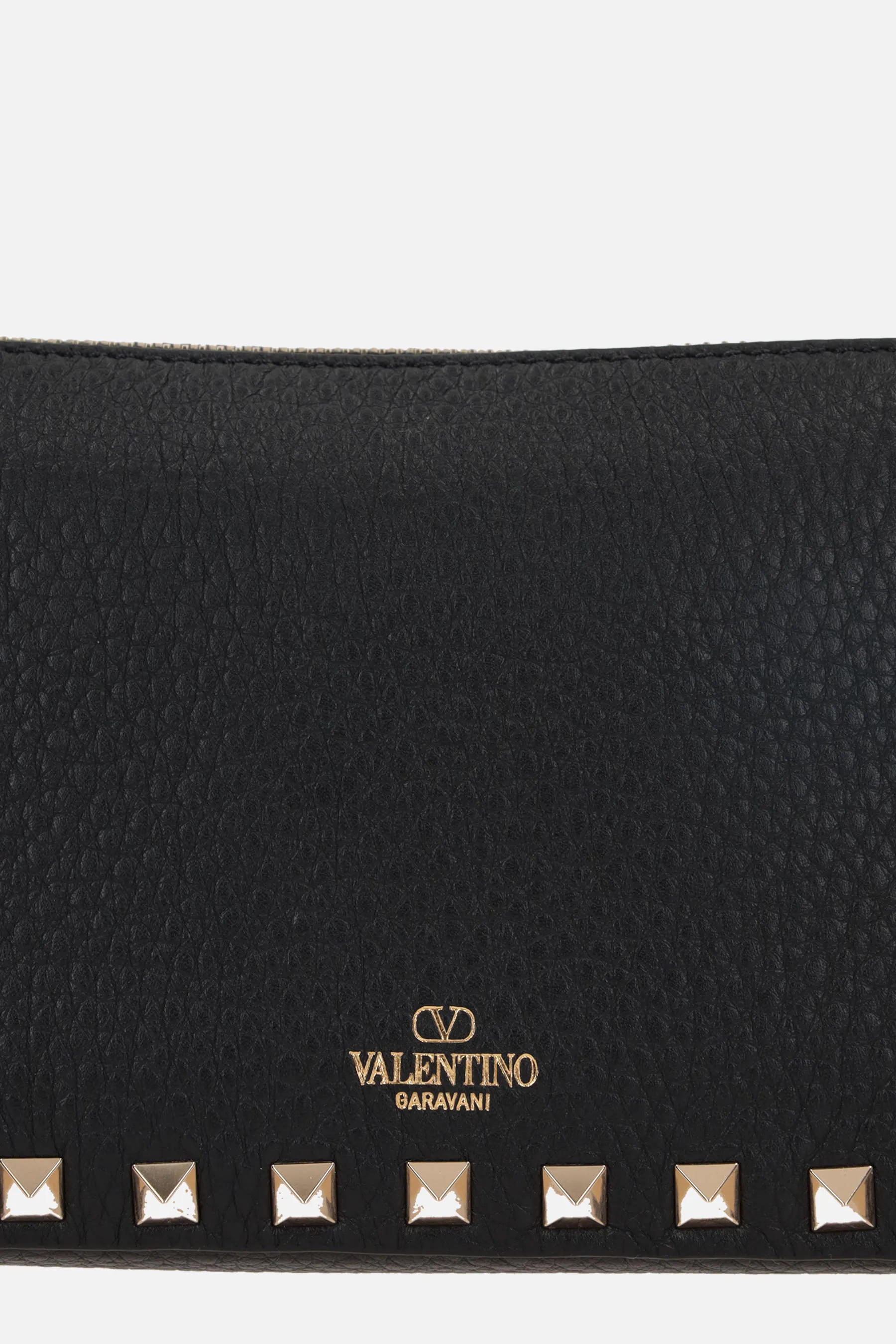  VALENTINO GARAVANI borsa a spalla Rockstud small in pelle martellata 