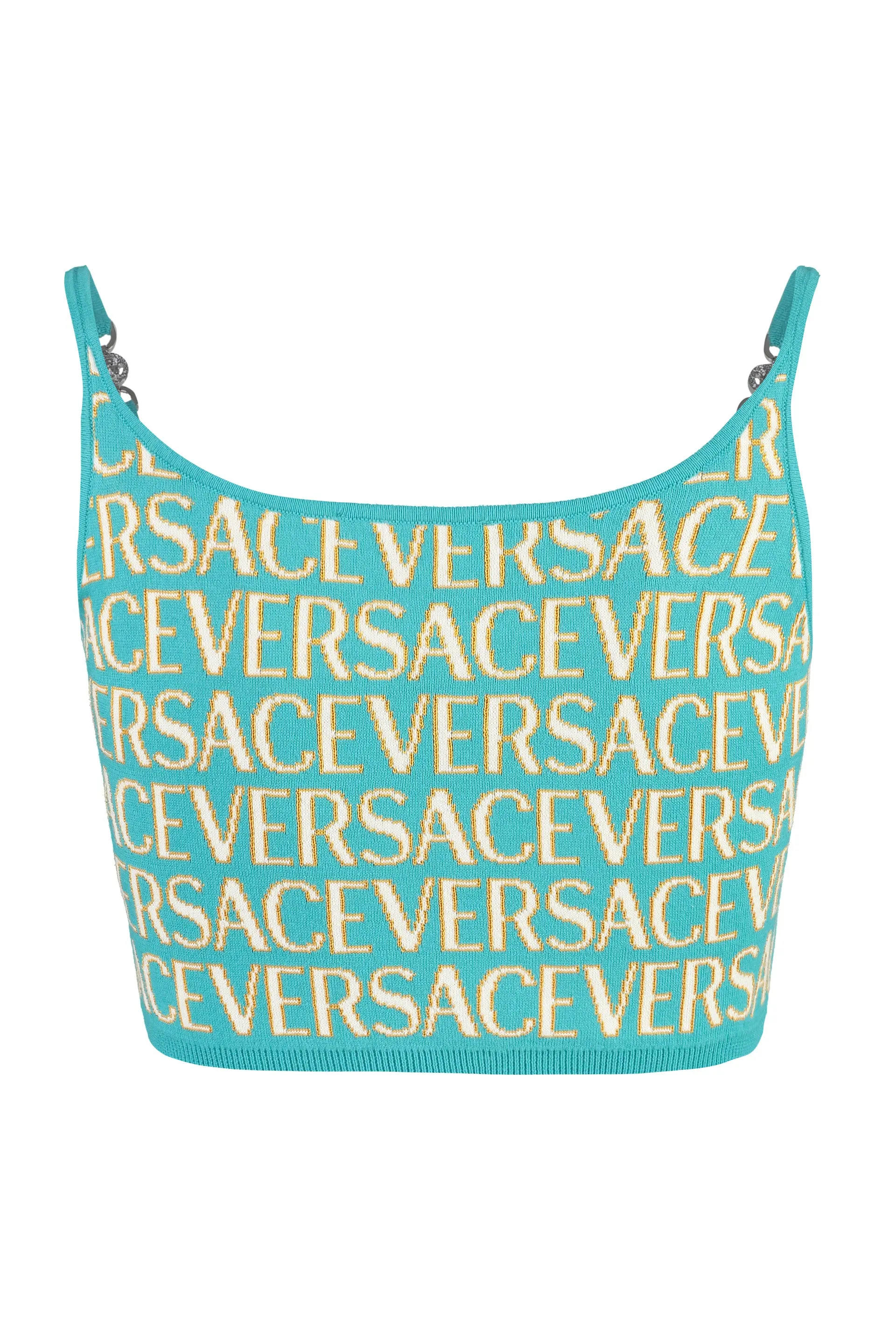 Versace Top in maglia jacquard